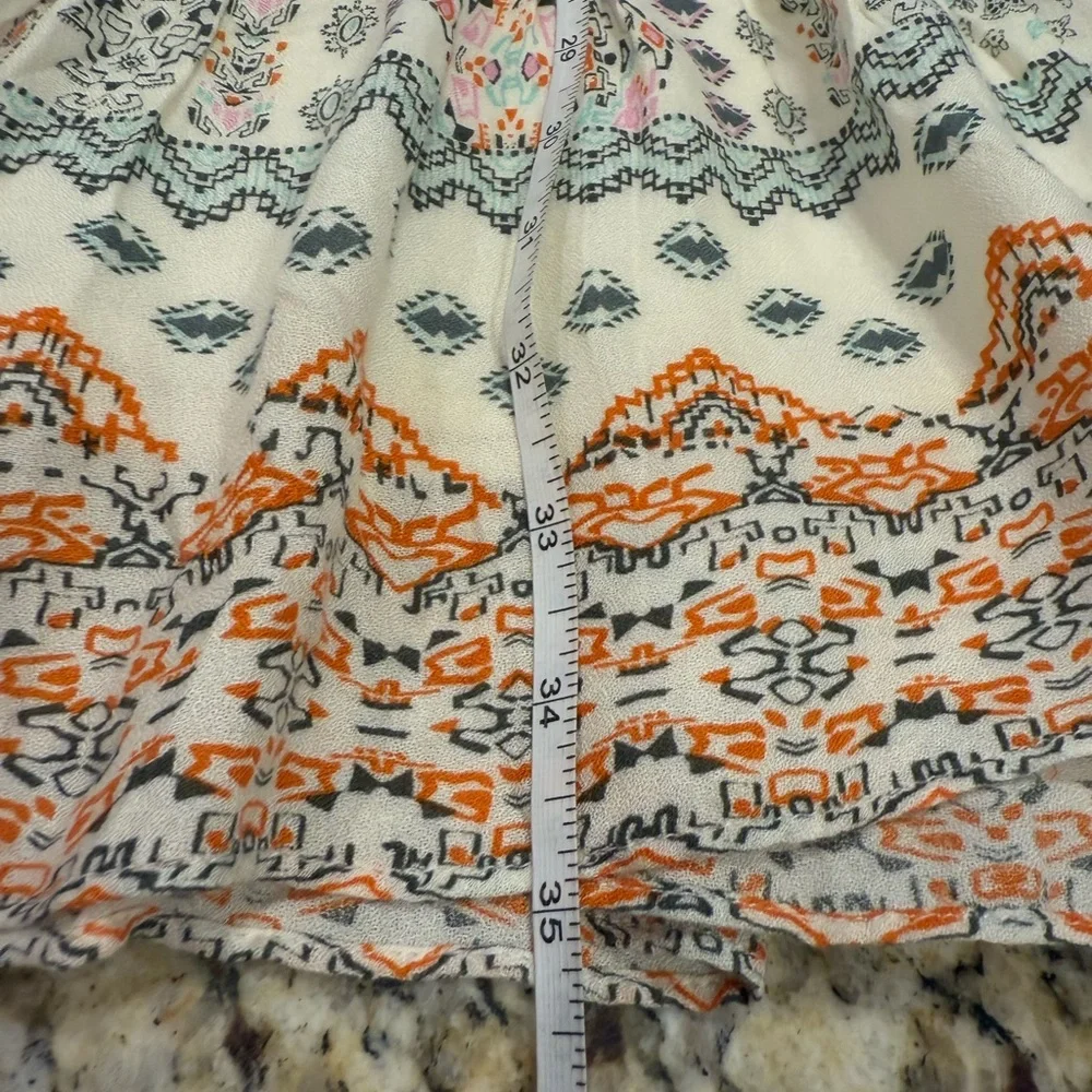 Hiche Boho Southwestern Lace Trim Midi Sheath Dress SZ small - Picture 6 of 10
